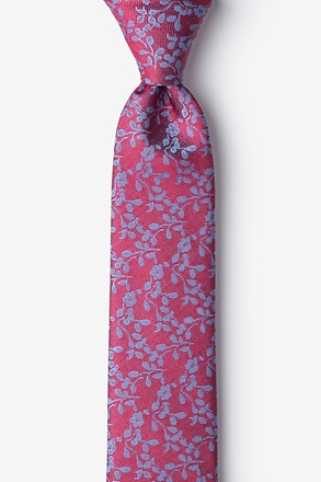 Kauai Red Skinny Tie