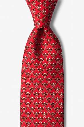 Lacrosse or Die Red Tie