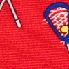 Red Silk Lacrosse Tie