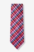 Madison Red Extra Long Tie Photo (0)