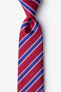 Melville Red Extra Long Tie Photo (0)