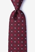 Monkey Red Extra Long Tie Photo (0)