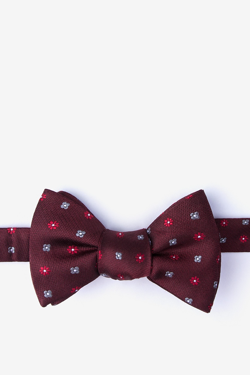 Red Silk Monkey Self-Tie Bow Tie | Ties.com