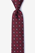 Monkey Red Skinny Tie Photo (0)