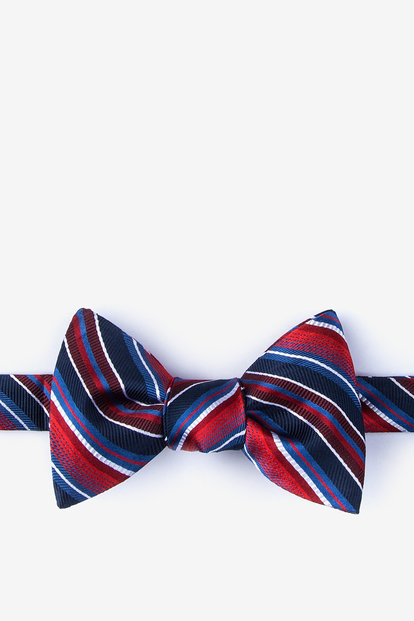 Moy Red Self-Tie Bow Tie Photo (0)
