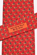 One Horse Race Red Tie Photo (3)