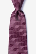 Pearch Red Extra Long Tie Photo (0)