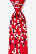 Penguins Red Tie Photo (0)