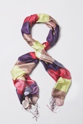 Red Silk Piccadilly Scarf Photo (2)