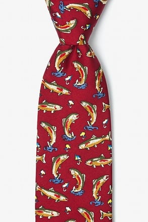 Rainbow Trout Red Tie