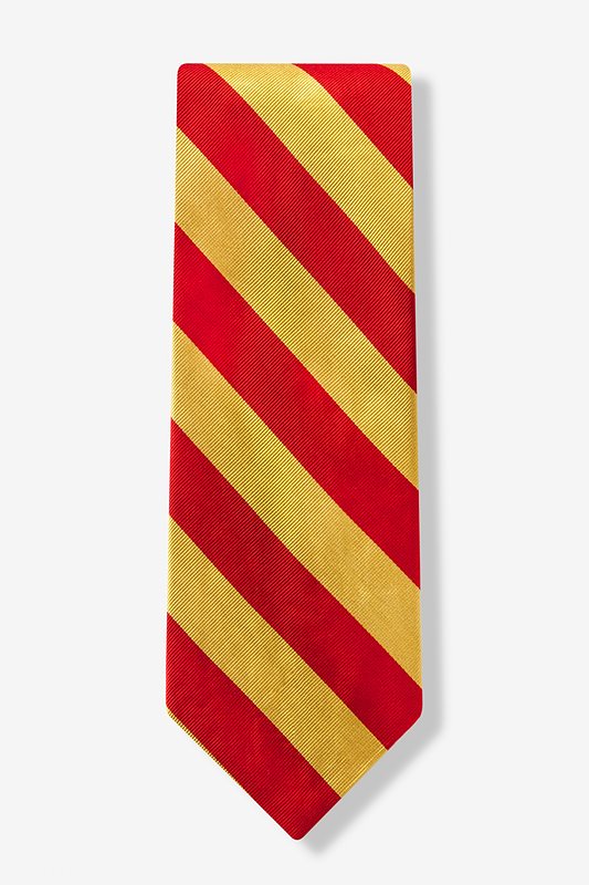 Red & Gold Stripe Tie