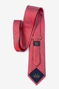 Red Solid Stitch Tie Photo (1)