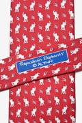 Republican Elephants Red Tie Photo (1)