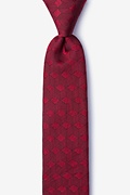 Salt Red Skinny Tie Photo (0)