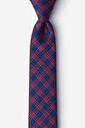 Santorini Red Skinny Tie Photo (0)