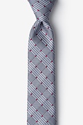 Sicily Red Skinny Tie Photo (0)