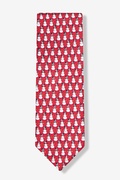 Snowmanly Red Tie Photo (1)