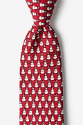 Snowmanly Red Tie Photo (0)