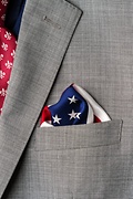 Square Flag Red Pocket Square Photo (1)