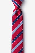 Taiwan Red Skinny Tie Photo (0)