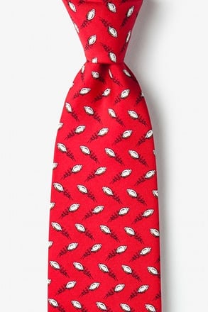 The Perfect Spiral Red Tie