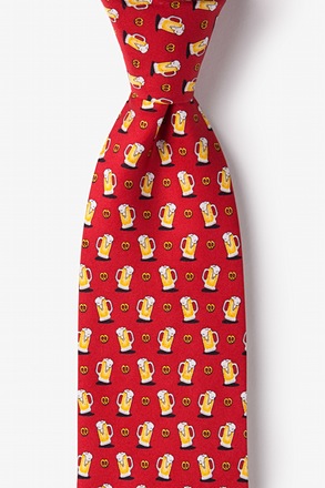 _These Pretzels Are Making Me Thirsty Red Tie_