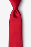 Timor Red Extra Long Tie Photo (0)