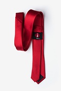 Timor Red Skinny Tie Photo (1)