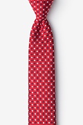 Trinidad Red Skinny Tie Photo (0)