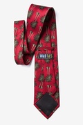 Tropical Palms Red Tie Photo (1)