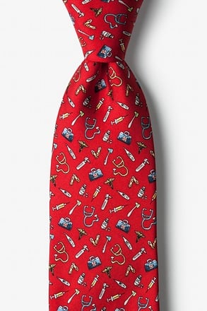 Trust Me, I'm a Doctor Red Tie