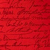 Red Silk U.S. Presidential Signatures Tie