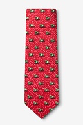 Yappy Howlidays Red Extra Long Tie Photo (1)