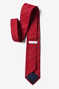 Red Antwerp Polka Dot Tie Photo (1)