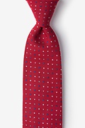 Red Antwerp Polka Dot Tie Photo (0)