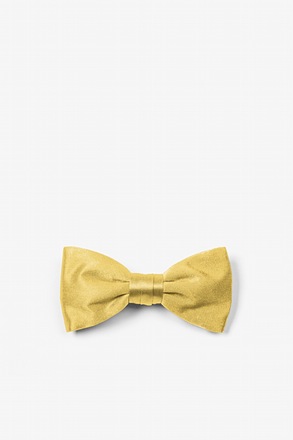 Rich Gold Bow Tie For Infants