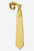 Rich Gold Extra Long Tie Photo (2)