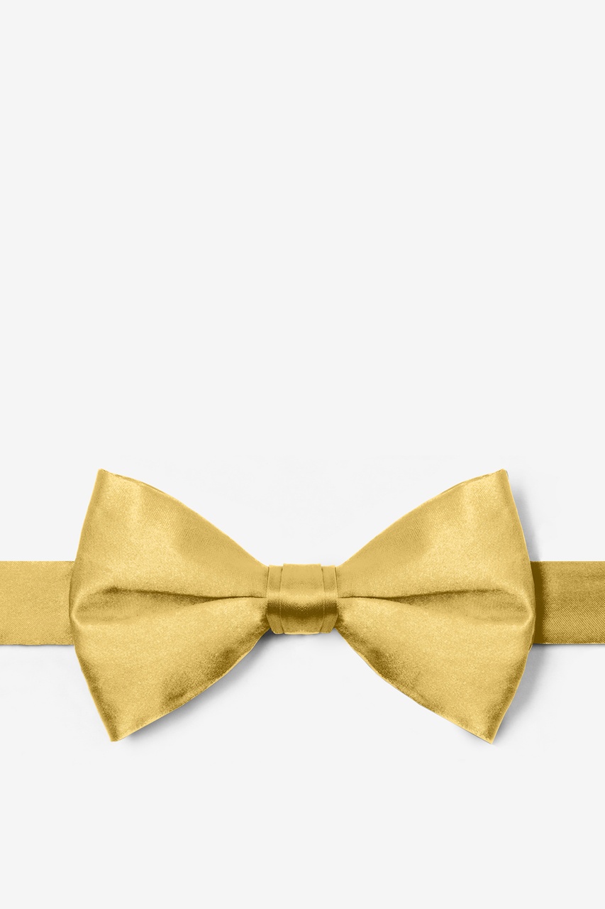 Rich Gold Pre-Tied Bow Tie Photo (0)