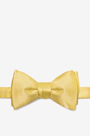 Rich Gold Self-Tie Bow Tie