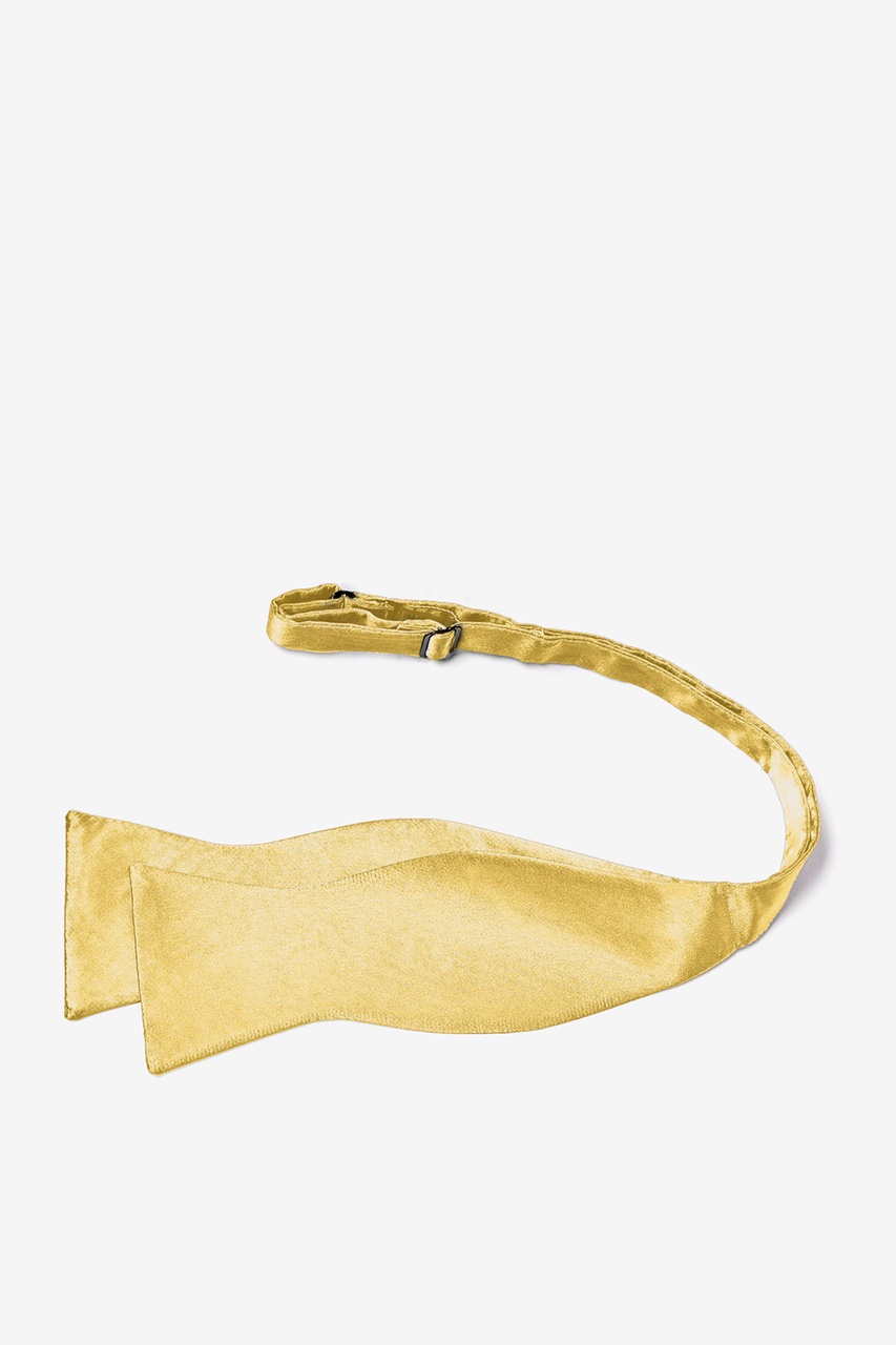 Rich Gold Self-Tie Bow Tie Photo (2)