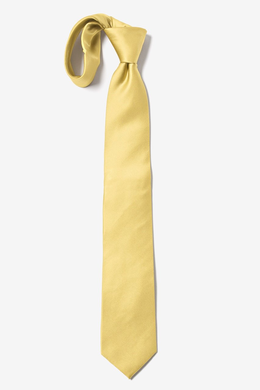 Rich Gold Tie For Boys Photo (3)