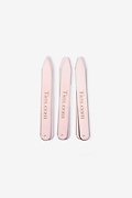 3 Pack 2.5" Rosegold Rose Gold Collar Stays Photo (0)