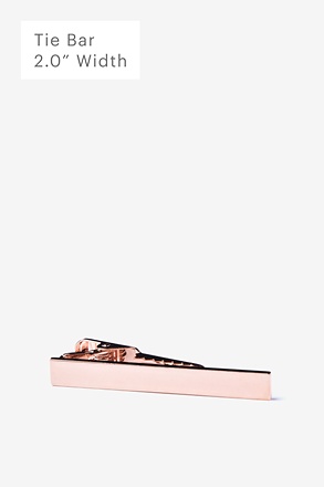 Executive Clasp Rose Gold Tie Bar