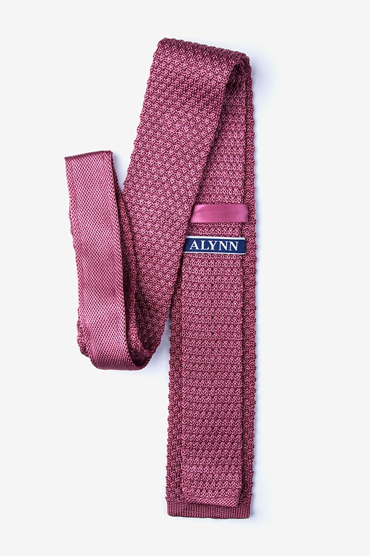 Rose Silk Textured Solid Knit Tie | Ties.com