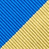 Royal Blue Microfiber Royal Blue & Gold Stripe Self-Tie Bow Tie