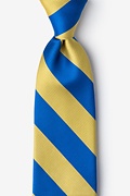 Royal Blue Microfiber Royal Blue & Gold Stripe