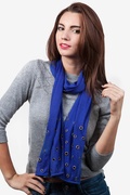 Royal Blue Oasis Scarf Photo (1)