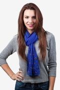 Royal Blue Oasis Scarf Photo (4)