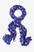 Royal Blue Starfish Scarf Photo (2)