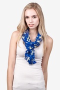 Royal Blue Starfish Scarf Photo (3)